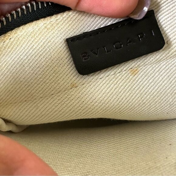 Bvlgari Logomania Small Canvas Crossbody Bag - Picture 6 of 11